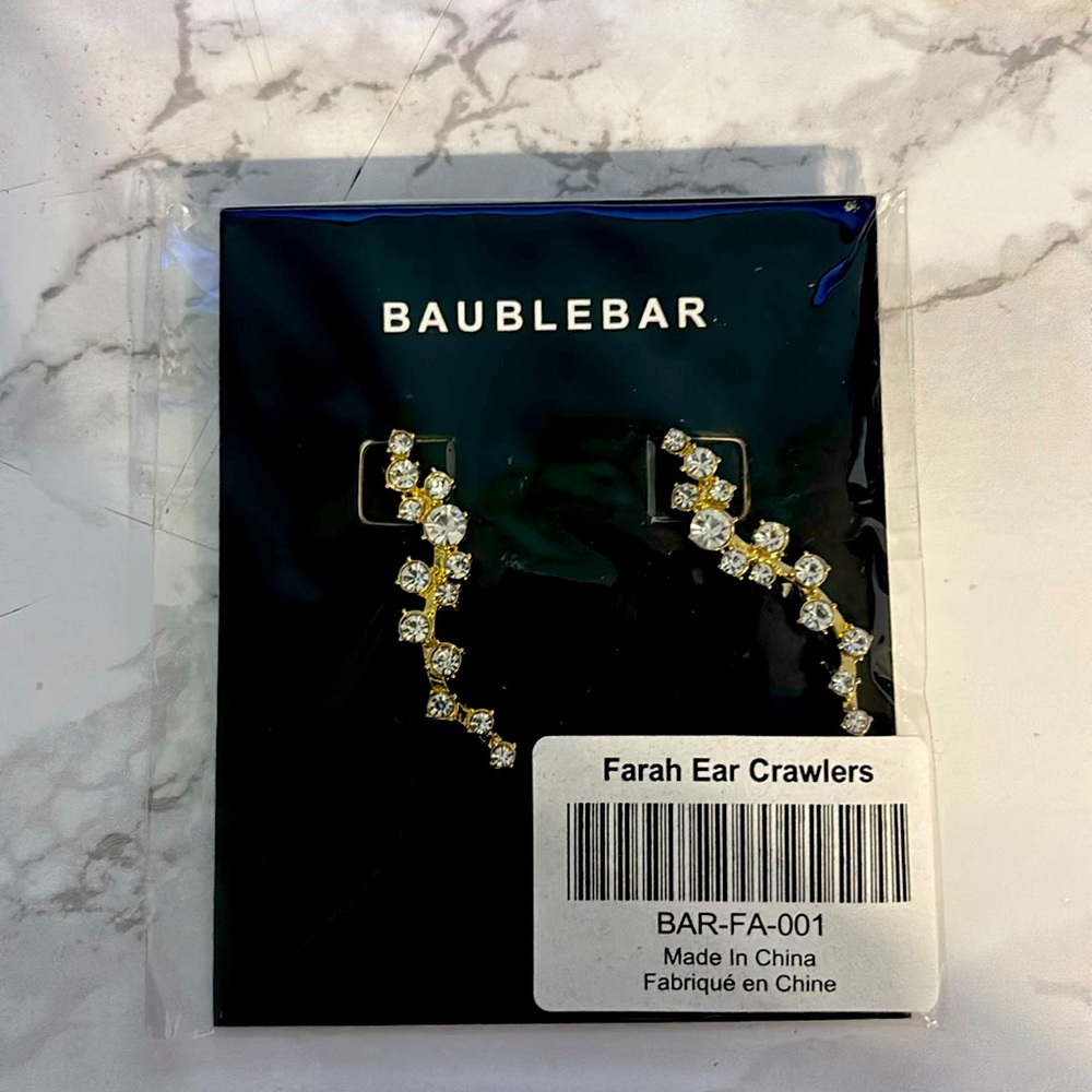 BaubleBar Farah Ear Crawlers NWT